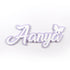 Personalised 3D Acrylic Name Plate - Butterfly